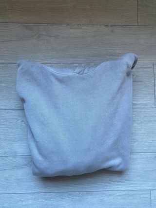 Felpa oversize grigia taglia M