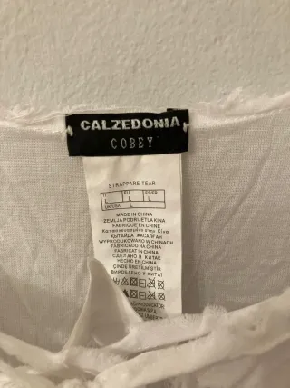 Vestido blanco Calzedonia talla L