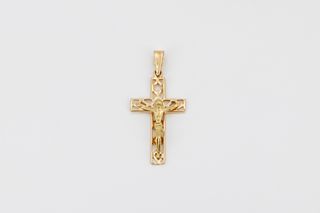 Colgante Cruz Oro 18k Quickgold