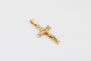 Colgante Cruz Oro 18k Quickgold