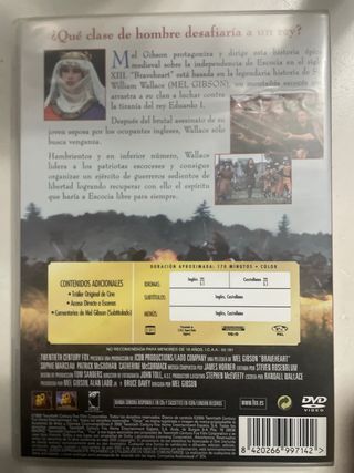 DVD Braveheart Mel Gibson