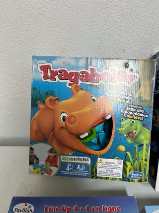 Lote 4 juegos de mesa: Tragabolas, Gravity Tower,