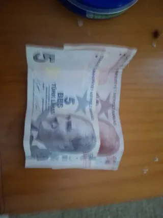 5 Lira Turca Billete