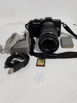 Olympus PEN Lite E-PL7Cámara Digital Negra