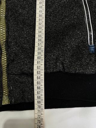 Cazadora borrego gris negro XL invierno