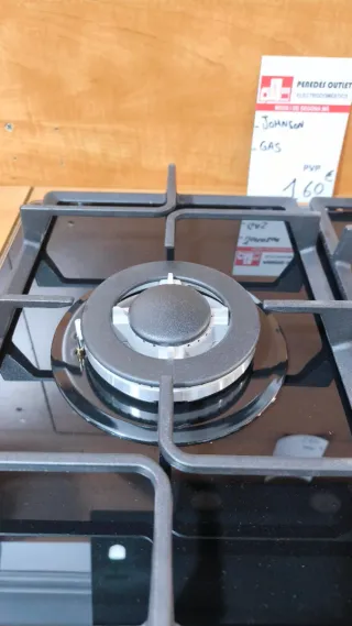 Placa de gas Nueva Johnson de 3 quemadores