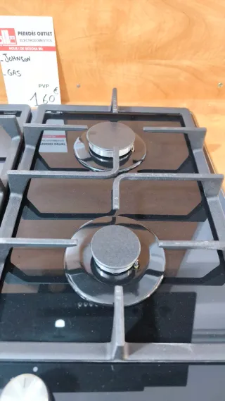 Placa de gas Nueva Johnson de 3 quemadores