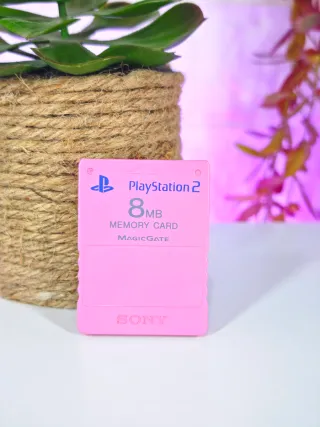 Tarjeta de memoria PS2 Rosa 8MB MagicGate