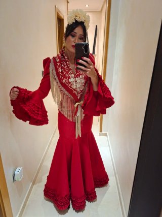 Vestido Canastero Rojo