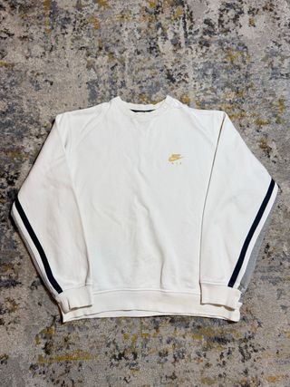 Sudadera Nike Air Blanca y Dorada