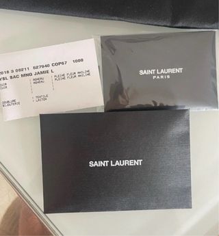 Bolso YSL Jamie L Negro Dorado