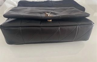 Bolso YSL Jamie L Negro Dorado