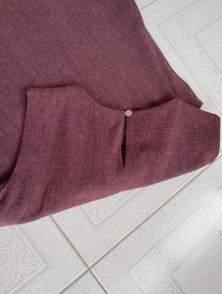 Vestido Bordô Senhora Outono/Inverno