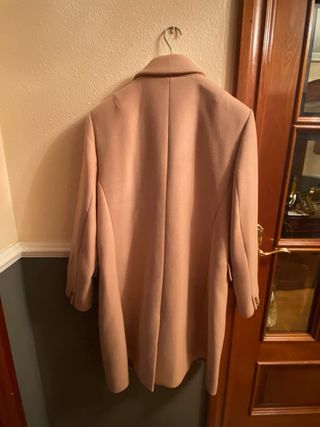 Abrigo Mango Beige Talla XXL
