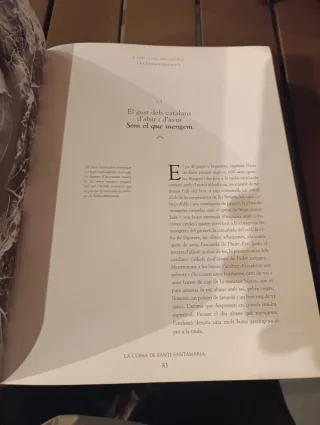 L' ética del gusto. Santi Santamaría el Racó de ca