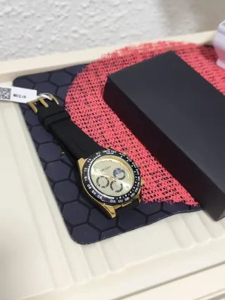 Reloj MEGIR Hombre Negro y Dorado