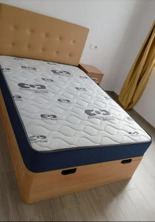 Armario modular blanco madera