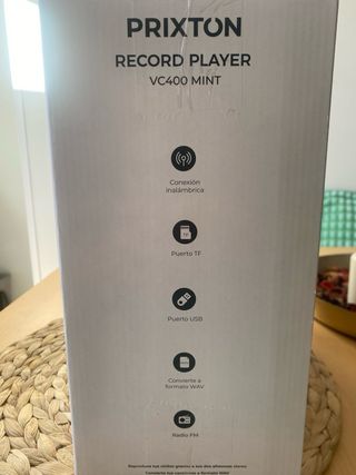 Tocadiscos Prixton VC400B Nuevo