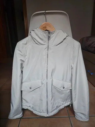 Chaquetón mujer reversible.