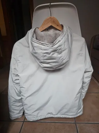 Chaquetón mujer reversible.