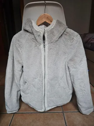 Chaquetón mujer reversible.