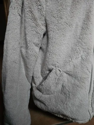 Chaquetón mujer reversible.