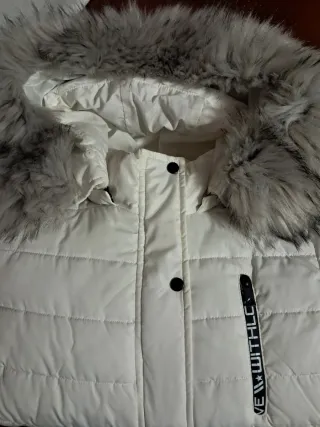 Anorak Nieve Mujer Blanco y Negro