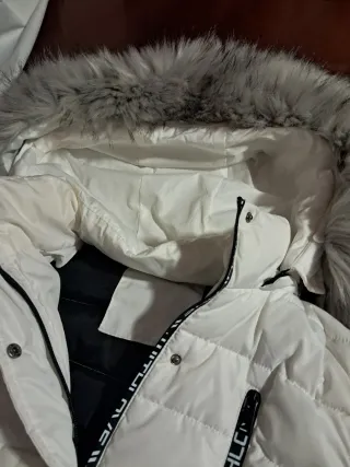 Anorak Nieve Mujer Blanco y Negro