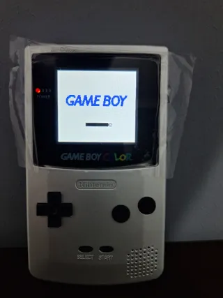 Nintendo GameBoy Color Plata Pantalla IPS
