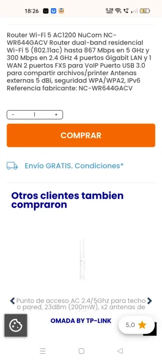 Router Wi-Fi con Antenas