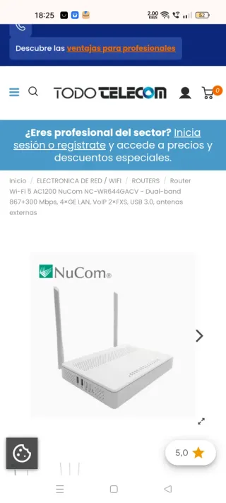 Router Wi-Fi con Antenas