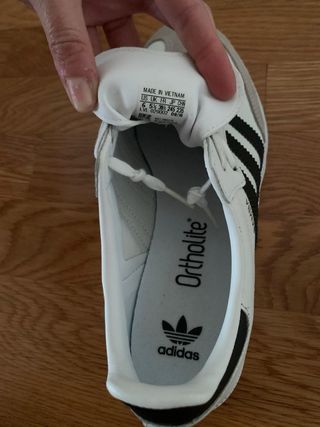 Zapatillas Adidas Samba Mujer Talla 38.5 Blancas