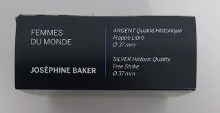 Moneda 10€ Josephine Baker Francia 2025