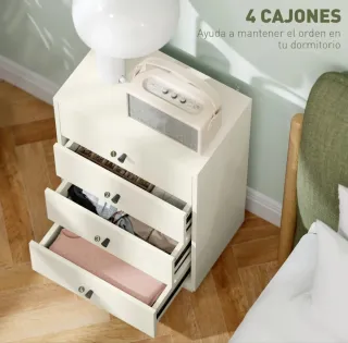 Cómoda moderna 4 cajones