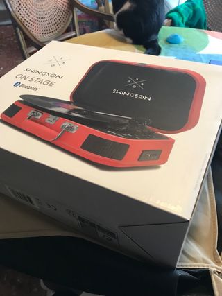 Tocadiscos Bluetooth Swingson On Stage Rojo