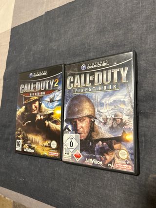 2 Call of Duty: Finest Hour y Big Red One GameCube