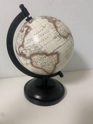 Globo terráqueo decorativo