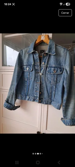 Cazadora vaquera azul