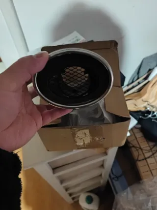 Terminale di scarico auto cromato