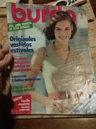 Burda revistas moda 1983 1988 1990