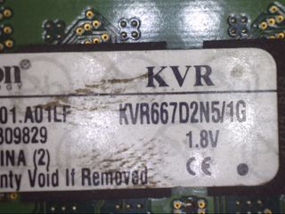 2x 1GB RAM Kingston DDR2 667MHz