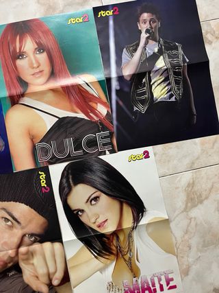 Lote 5 Pósters RBD REVERSIBLES (NUEVOS)