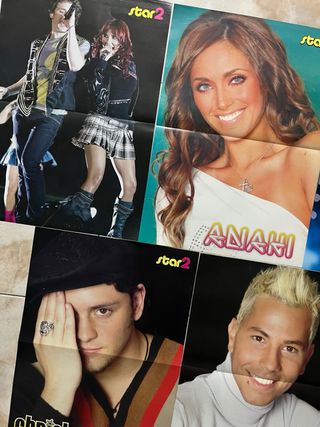 Lote 5 Pósters RBD REVERSIBLES (NUEVOS)