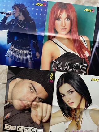 Lote 5 Pósters RBD REVERSIBLES (NUEVOS)