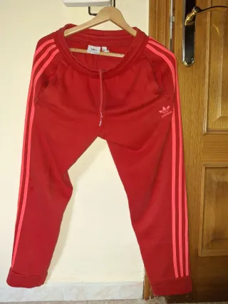 Sudadera Adidas Pantalon Deporte Track Pants Rojo