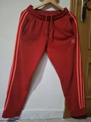 Sudadera Adidas Pantalon Deporte Track Pants Rojo