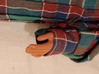 Barbie vintage con vestito a quadri