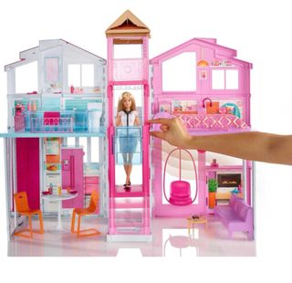 Super Casa de Muñecas Barbie con Accesorios