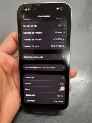 iPhone 15 256GB Rosa