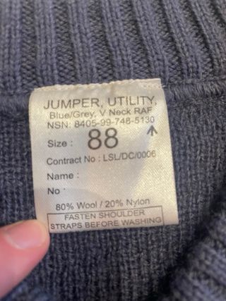 Jersey Militar RAF Trabajo